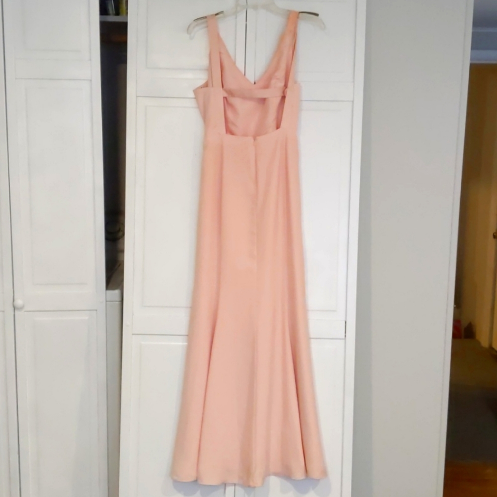 Vera Wang bridesmaid dress blush